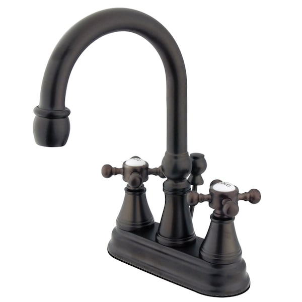 Kingston Brass 4" Centerset Bathroom Faucet, Oil Rubbed Bronze KS2615BX - main